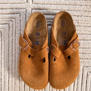 Birkenstock Women's Brown Suede Shoes